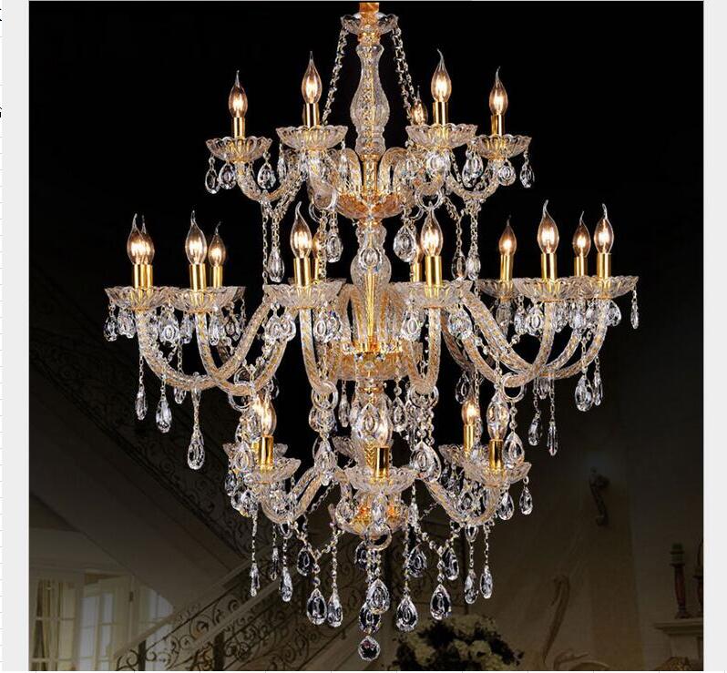 golden crystal chandelier lustre crystal chandelier d950mm 24arms e14 e14 optional lustres de cristal chandelier