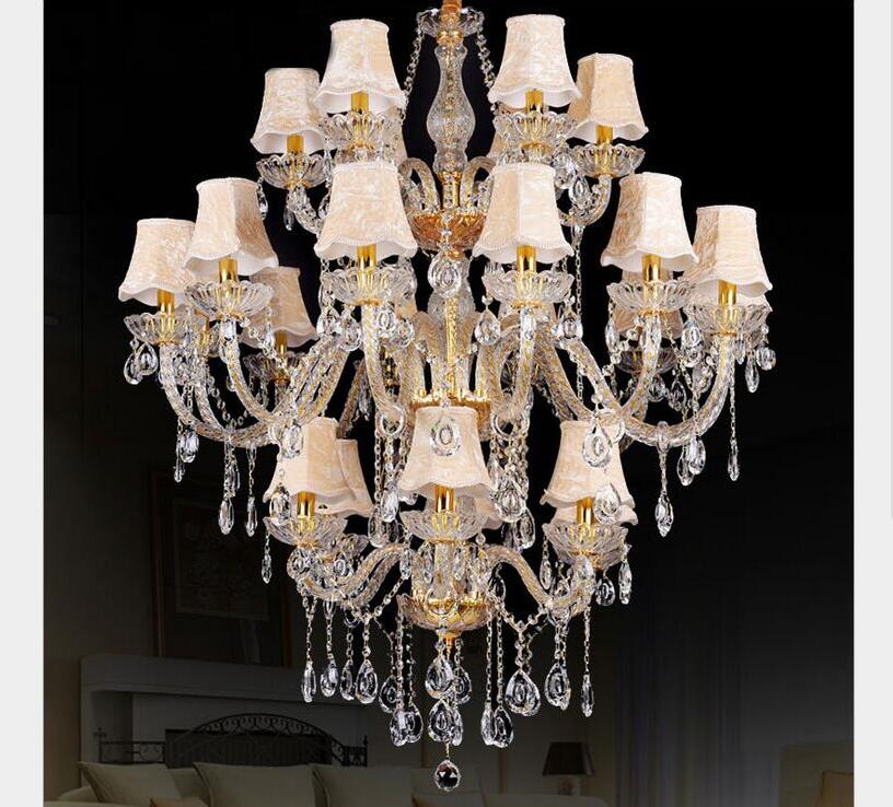 golden crystal chandelier lustre crystal chandelier d950mm 24arms e14 e14 optional lustres de cristal chandelier