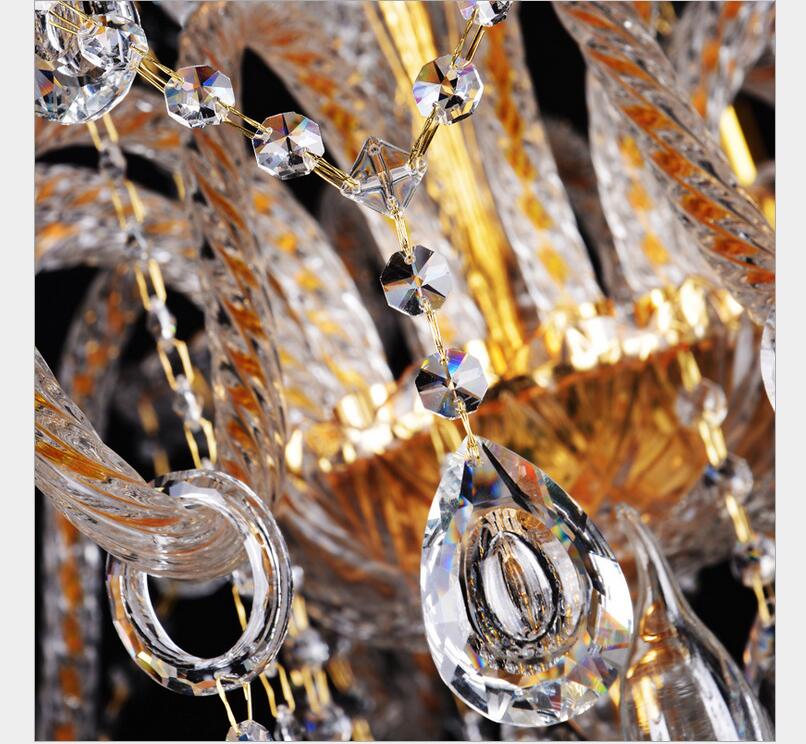 golden crystal chandelier lustre crystal chandelier d950mm 24arms e14 e14 optional lustres de cristal chandelier