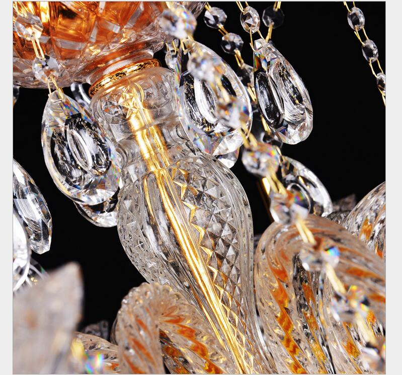 golden crystal chandelier lustre crystal chandelier d950mm 24arms e14 e14 optional lustres de cristal chandelier