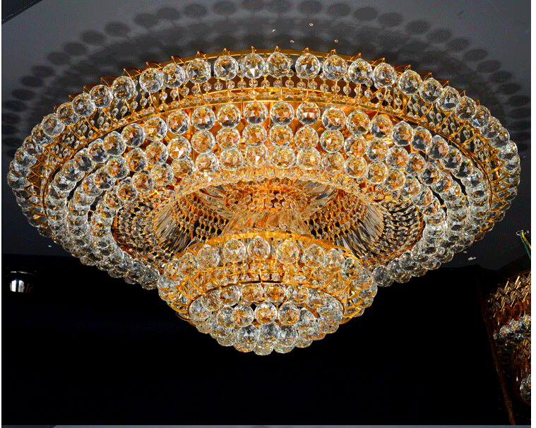 golden diamond design crystal ceiling light fixture modern lustre crystal light fitting home deco cristal lamp