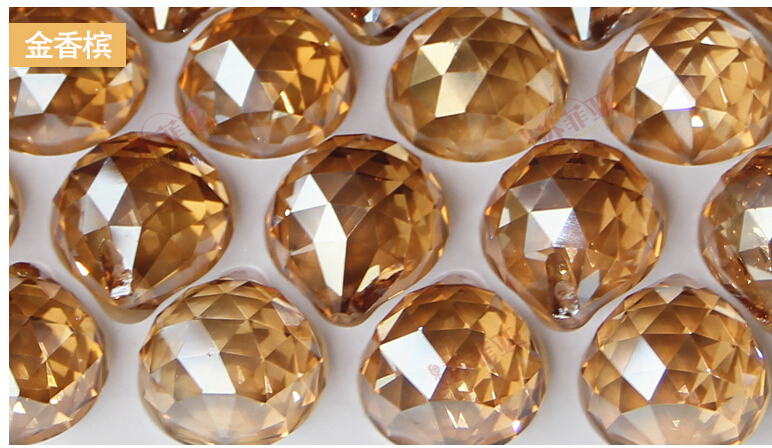 k9 champagne 40pcs/lot ,40mm crystal faceted ball crystal glass chandelier ball for chandelier pendant parts