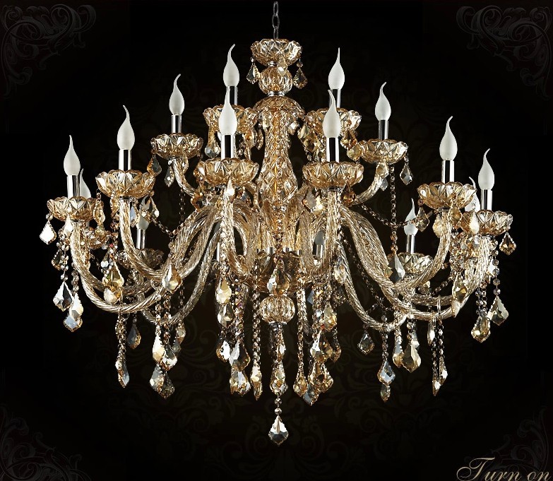 k9 crystal chandeliers lighting,foryer chandelier crystals 18lights crystal chandelier champagne finishing