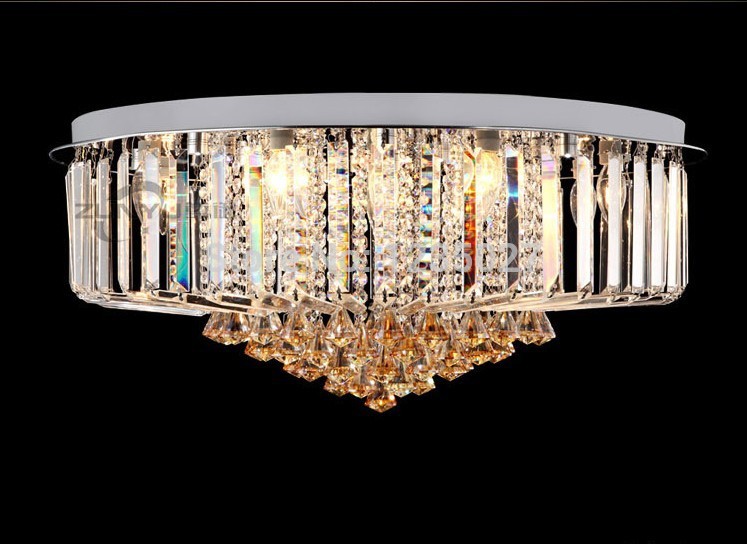 k9 crystals modern crystal ceiling light fixture d600mm glass ceiling lamp with k9 crystals sy4050/6l d600mm