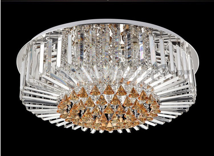 k9 crystals modern crystal ceiling light fixture d600mm glass ceiling lamp with k9 crystals sy4050/6l d600mm