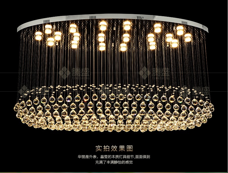 l900mm w400mm modern k9 crystal ball style pendant lamp crystal chandelier led clear crystal pendant lamps ac guaranteed