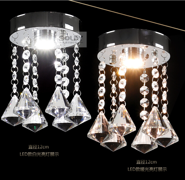 led ceiling lamp chandelier lighting chrome lustre fixtures sy1626 d120mm ac guaranteed