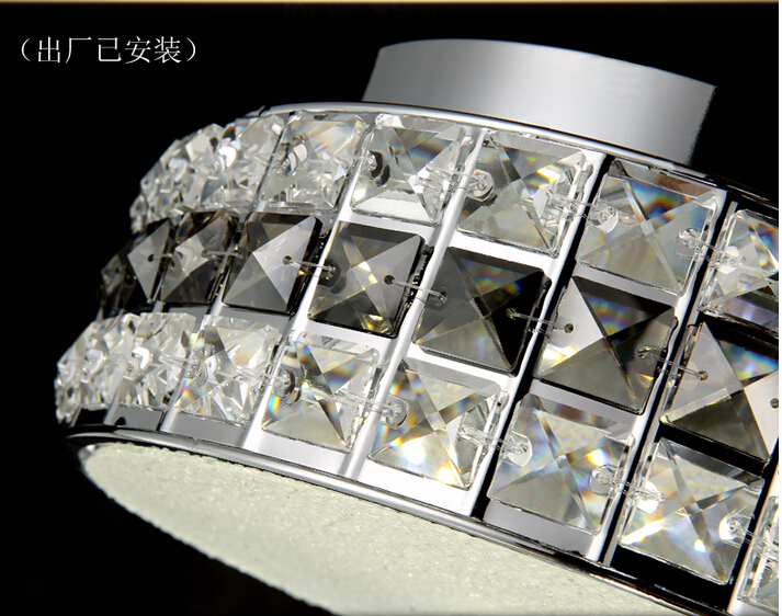 led ceiling lamp new arrival ac flush mount ceiling lights modern style led k9 crystal ceiling lamp d280mm