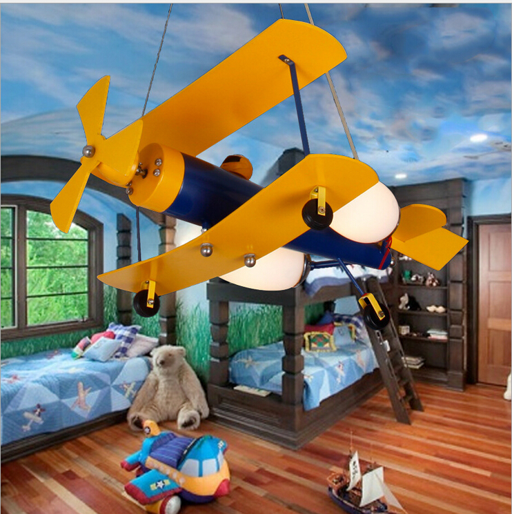 led children lamp children pendant lamp children room lights children bedroom light aircraft led ceiling lighting