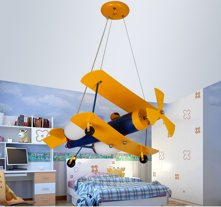 led children lamp children pendant lamp children room lights children bedroom light aircraft led ceiling lighting