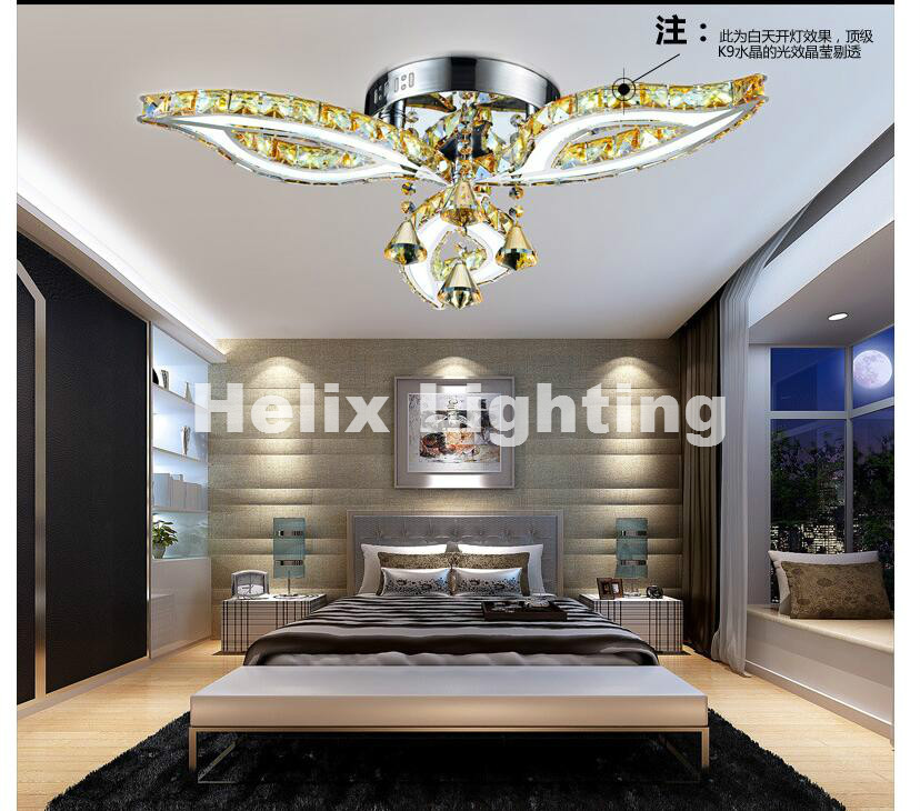 led crystal ceiling lamps led celling lamps luxury modern design crystal lighting for home decoration lighting