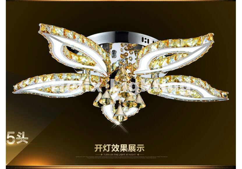 led crystal ceiling lamps led celling lamps luxury modern design crystal lighting for home decoration lighting