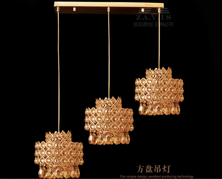 led crystal pendant light pendant lamp for home modern k9 e14 living room bedroom crystal lamp shade decoration