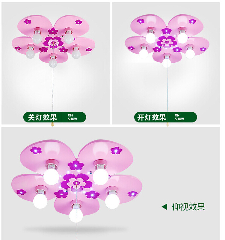 led flower children ceiling lamps creative personality cartoon klds ceiling lighting d550mm ac remote controlling