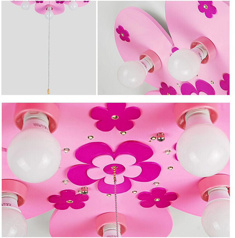 led flower children ceiling lamps creative personality cartoon klds ceiling lighting d550mm ac remote controlling