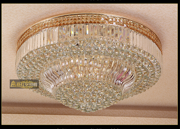 led golden d800mm crystal ceiling lamp k9 modern crystal lamp luxury crystal ceiling lamp e14 ac guaranteed