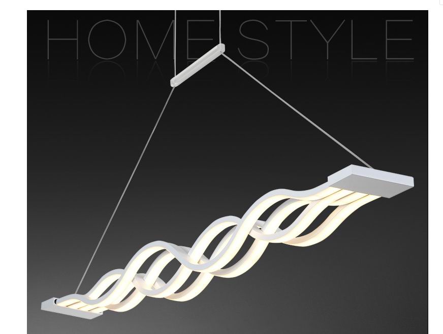 led pendant lamps led pendant modern simple newest wave design 40w/80w excellent acrylic indoor home lighting