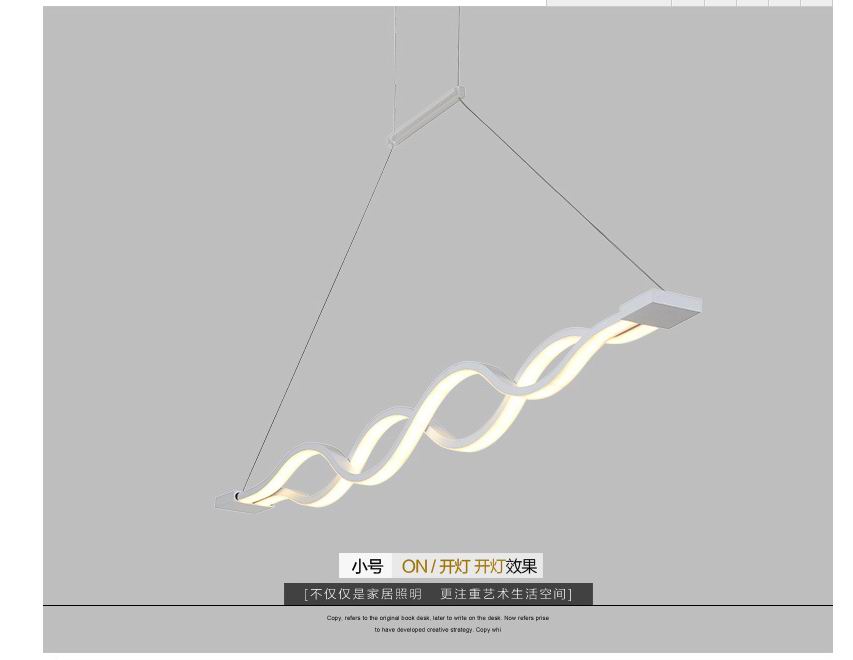 led pendant lamps led pendant modern simple newest wave design 40w/80w excellent acrylic indoor home lighting