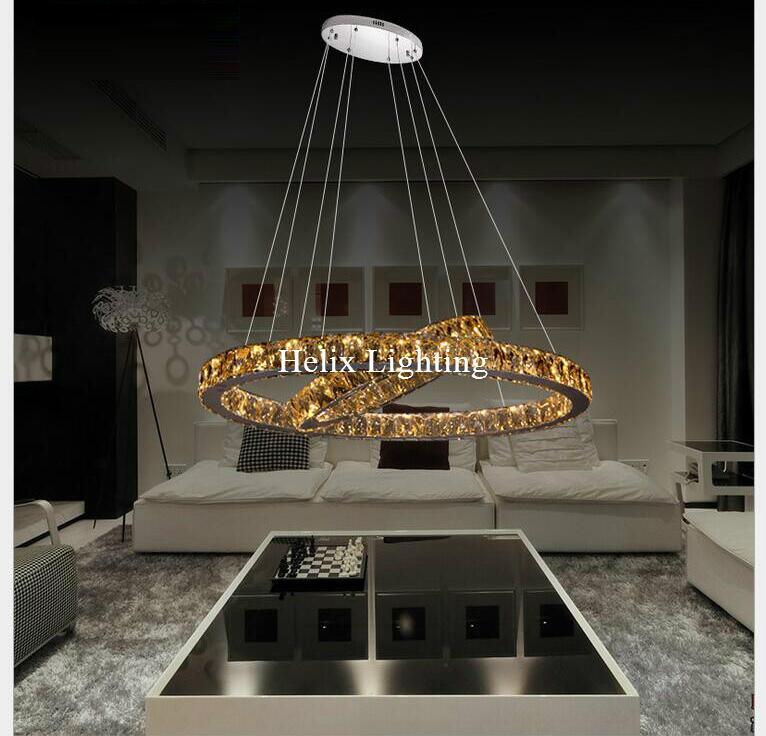 led pendant light crystal lamp fixtures dining room home el cafe ac110-240v round k9 crystal lamp lighting