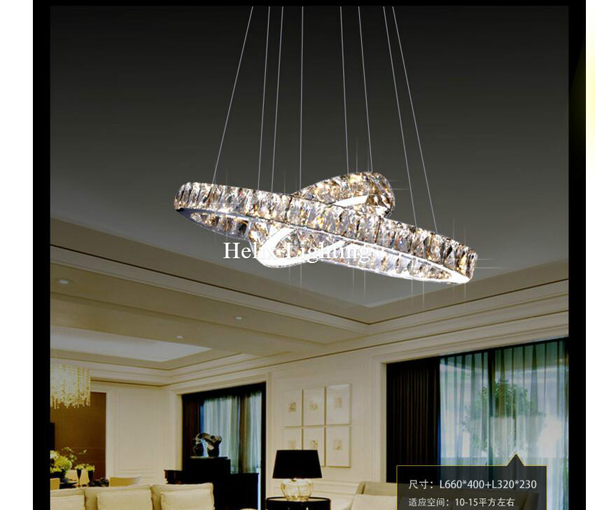 led pendant light crystal lamp fixtures dining room home el cafe ac110-240v round k9 crystal lamp lighting