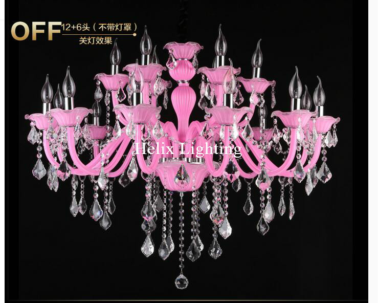 lovely pink k9 clear crystal chandelier lustre crystal chandelier optional lustres de cristal chandelier ac guaranteed