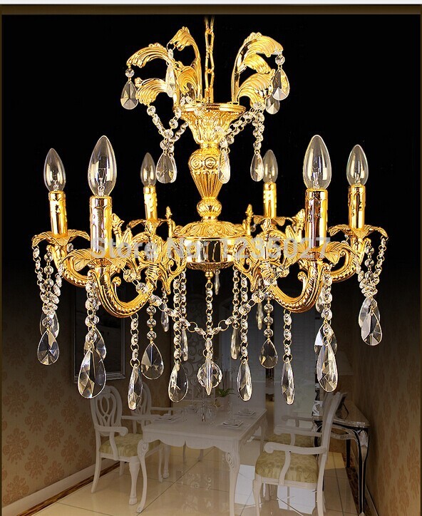 maufature royal empire golden crystal chandelier light french crystal lights d650mm x h550mm