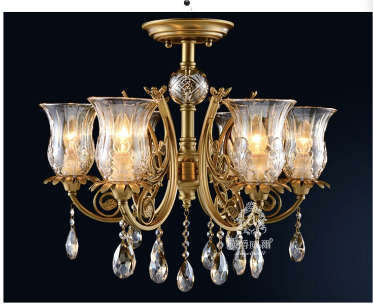 modern brass crystal chandelier light fixture crystal lustre hanging lamp with top class k9 crystal lighting