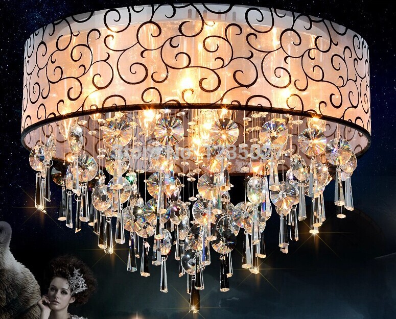 modern ceiling lights for living room lighting crystal ceiling light fixtures for bedroom 3size for selection