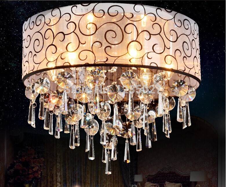 modern ceiling lights for living room lighting crystal ceiling light fixtures for bedroom 3size for selection