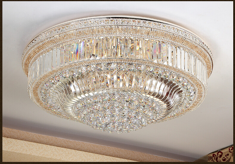 modern crystal ceiling lamp light home decorative lustres light crystal lighting fixture e14 110v/220v