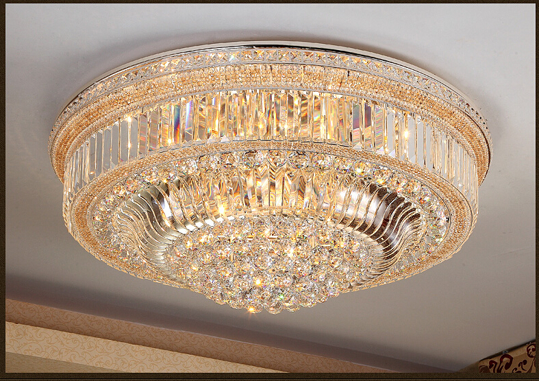 modern crystal ceiling lamp light home decorative lustres light crystal lighting fixture e14 110v/220v