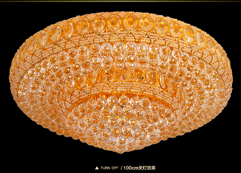 modern crystal ceiling lamp lustre living roomlights dia600*h270mm e14 110v/220v ac guaranteed