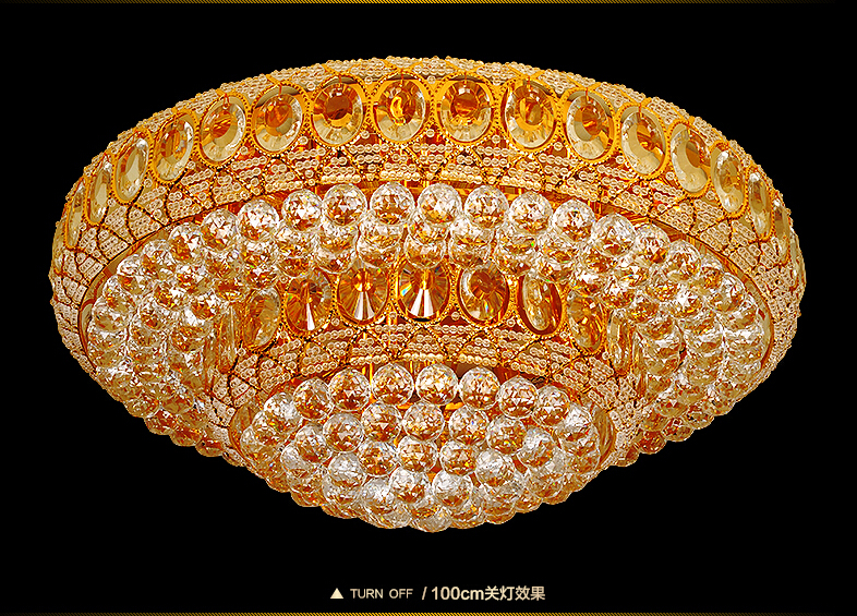 modern crystal ceiling lamp lustre living roomlights dia600*h270mm e14 110v/220v ac guaranteed