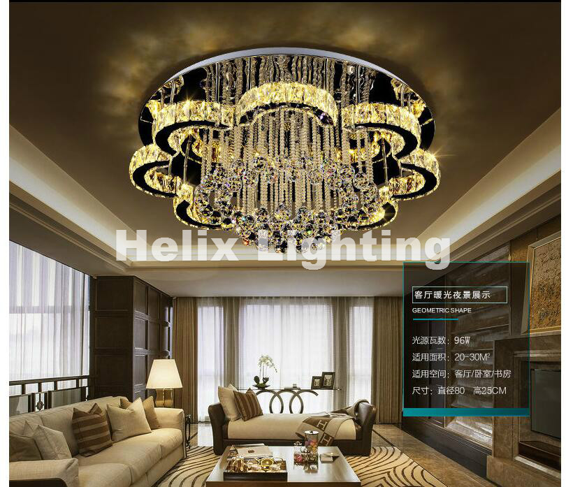 modern crystal ceiling lights living room luminarias para sala square led crystal ceiling lamp fixtures led lamp