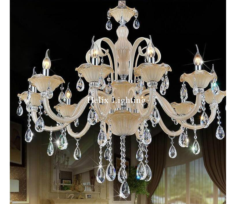 modern crystal chandelier living room lustres de cristal ac e14 decoration chandeliers home lighting indoor lamp