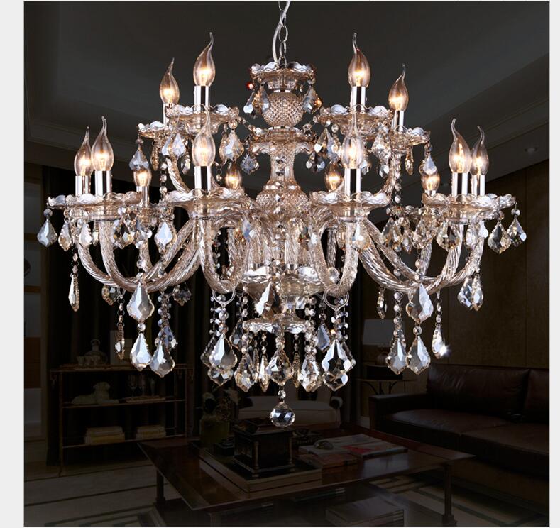 modern crystal chandelier living room lustres de cristal decoration tiffany pendants and chandeliers home lighting