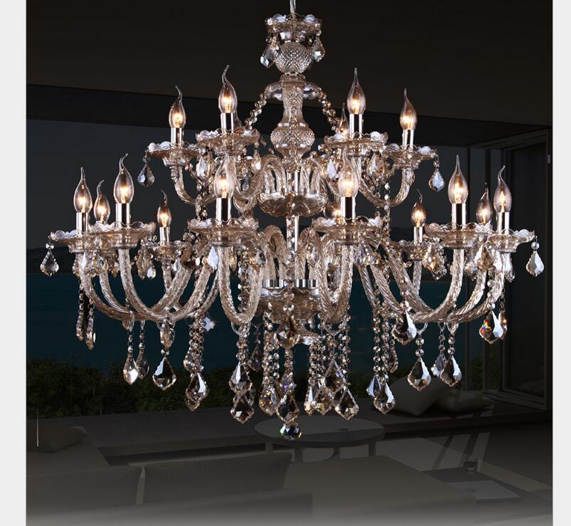 modern crystal chandelier living room lustres de cristal decoration tiffany pendants and chandeliers home lighting