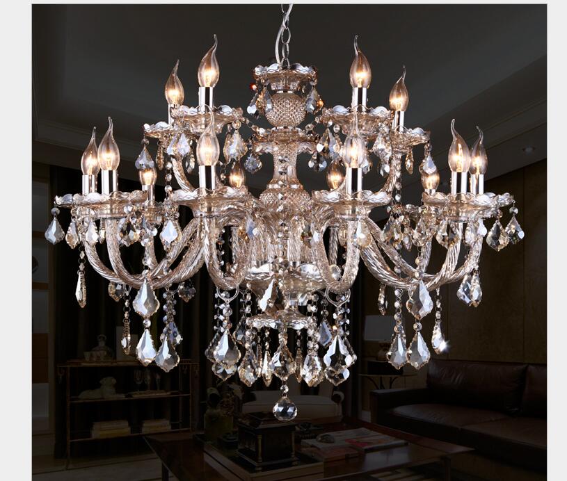 modern crystal chandelier living room lustres de cristal decoration tiffany pendants and chandeliers home lighting