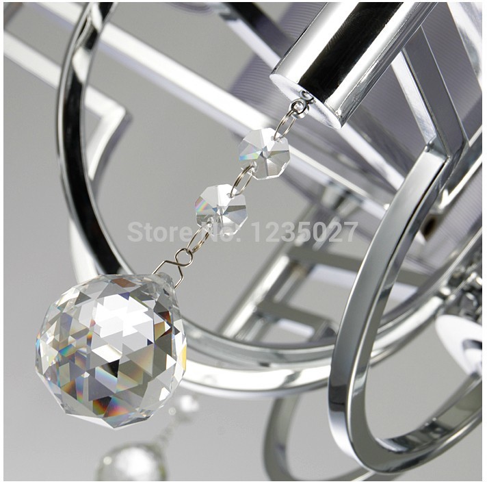 modern crystal chandelier new fashion 8lights living room/bedroom/restaurant crystal chandelier