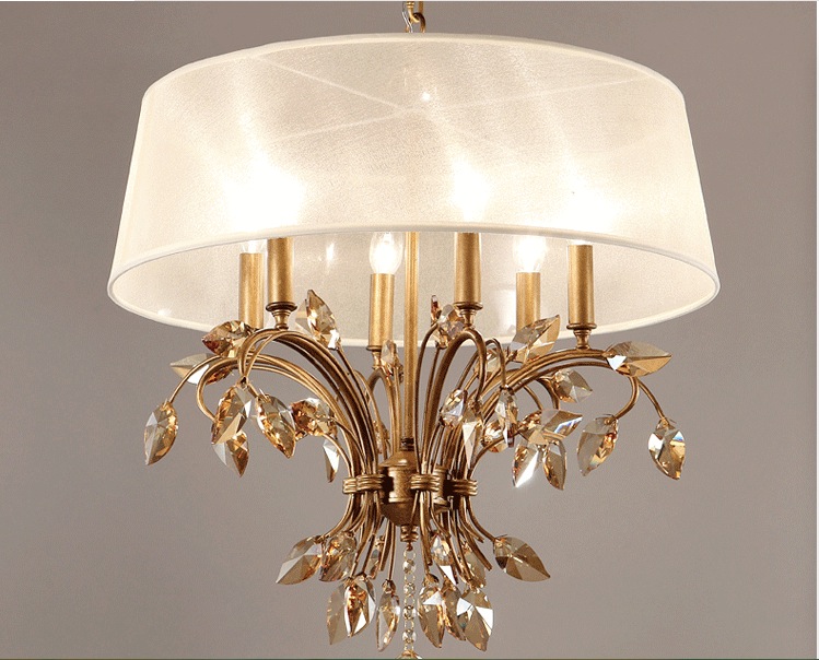 modern crystal chandeliers for living room light modern lamps lustre lighting led bulbs 4l and 6l for selection