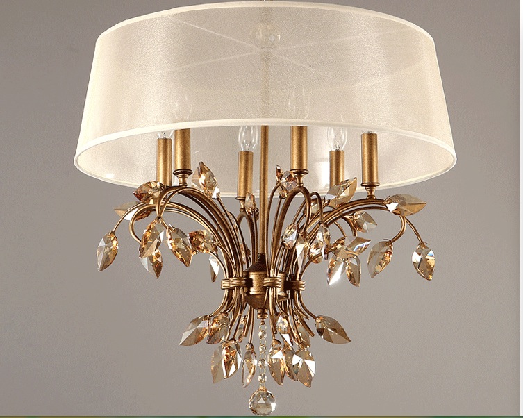 modern crystal chandeliers for living room light modern lamps lustre lighting led bulbs 4l and 6l for selection