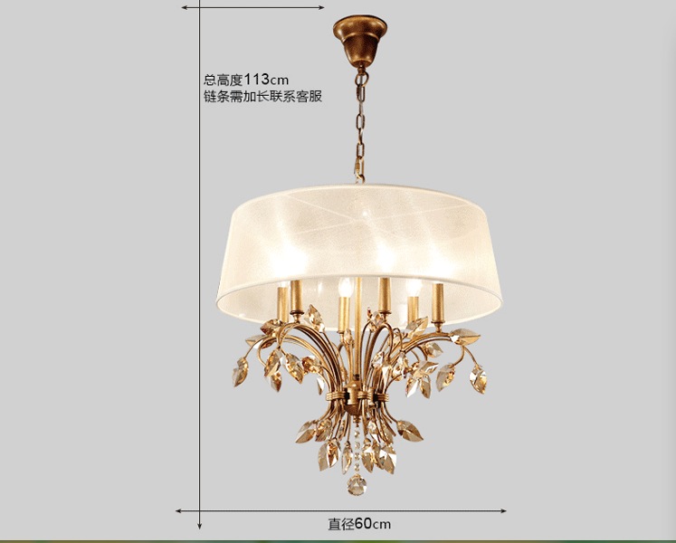 modern crystal chandeliers for living room light modern lamps lustre lighting led bulbs 4l and 6l for selection