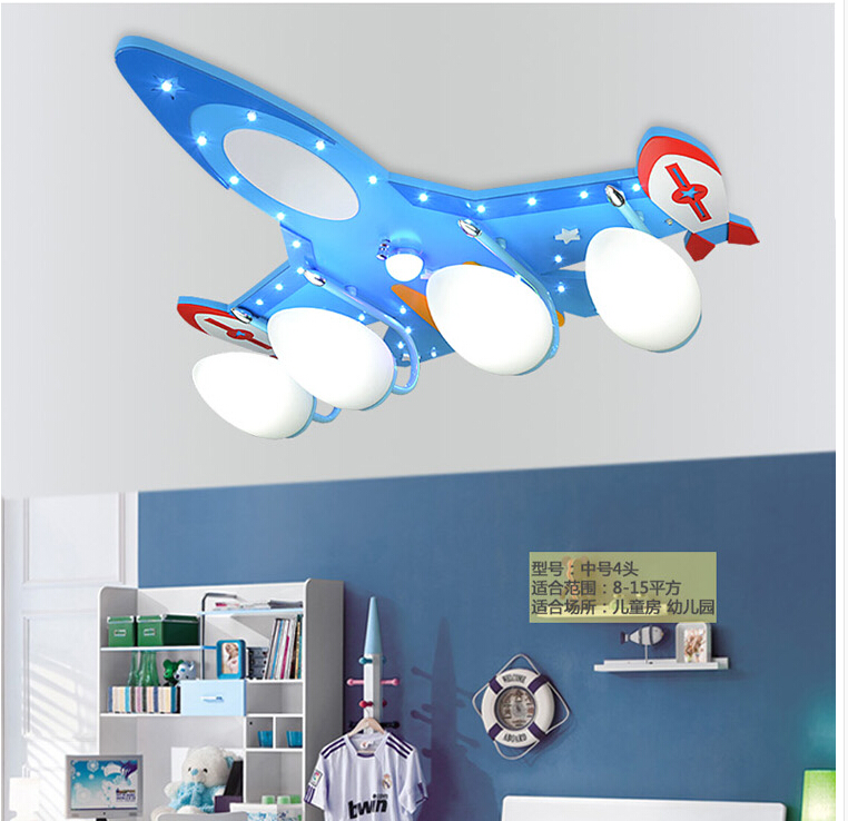 modern cute children's bedroom airplane design led ceiling light kids room decorative ceiling lamp fixture