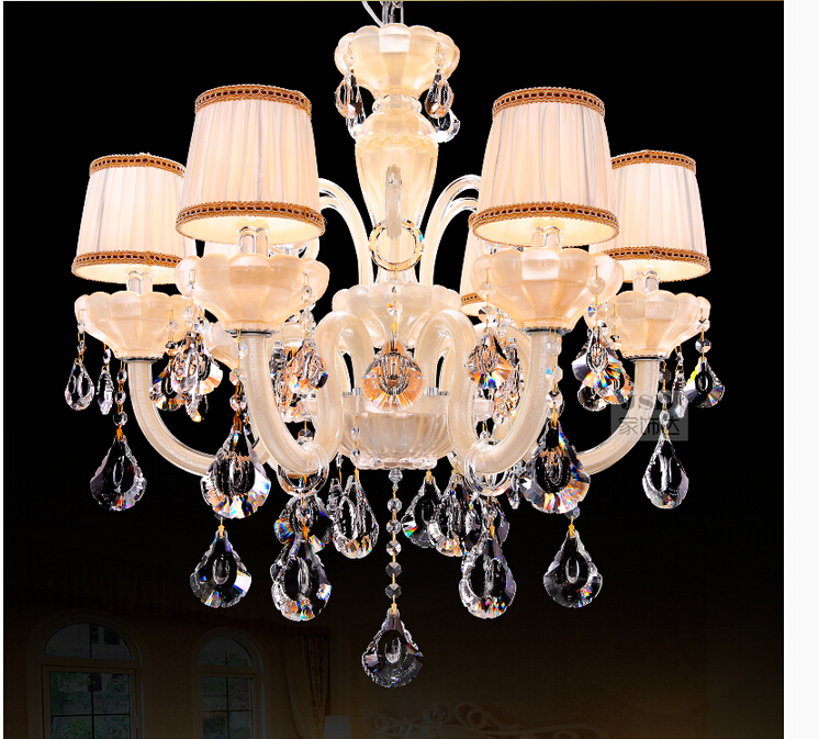 modern decoration modern crystal chandelier lampshades k9 glass chandeliers lustres de sala moderno dining room chandlier light