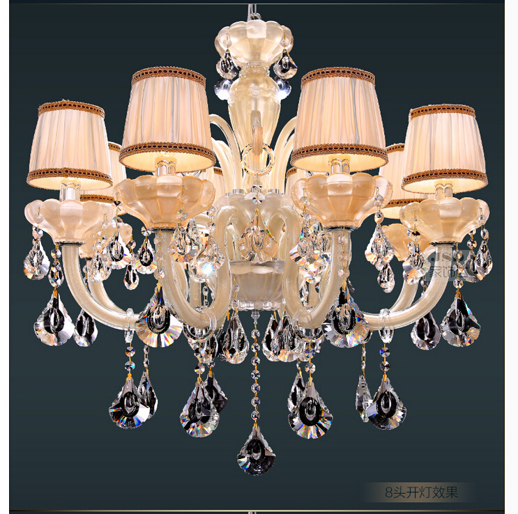 modern decoration modern crystal chandelier lampshades k9 glass chandeliers lustres de sala moderno dining room chandlier light