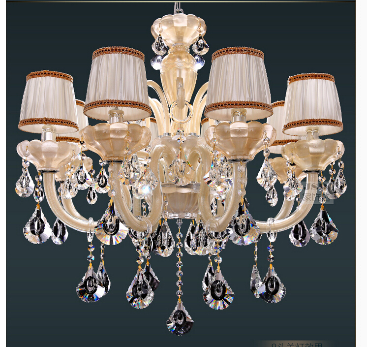 modern decoration modern crystal chandelier lampshades k9 glass chandeliers lustres de sala moderno dining room chandlier light