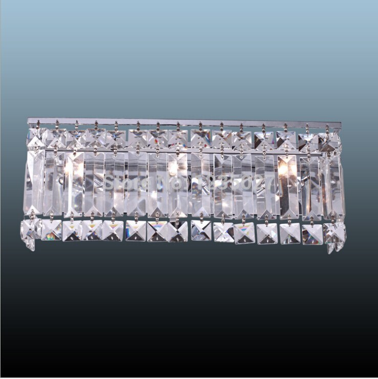 modern fashion crystal mirror lamps l360*w200*h150mm bathroom wall lamp bedroom wall light sy4037/2w