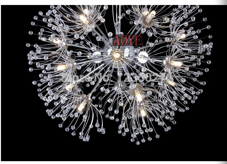 modern k9 crystal chandelier light decoration luminaire k9 crystal ball design g4 220v