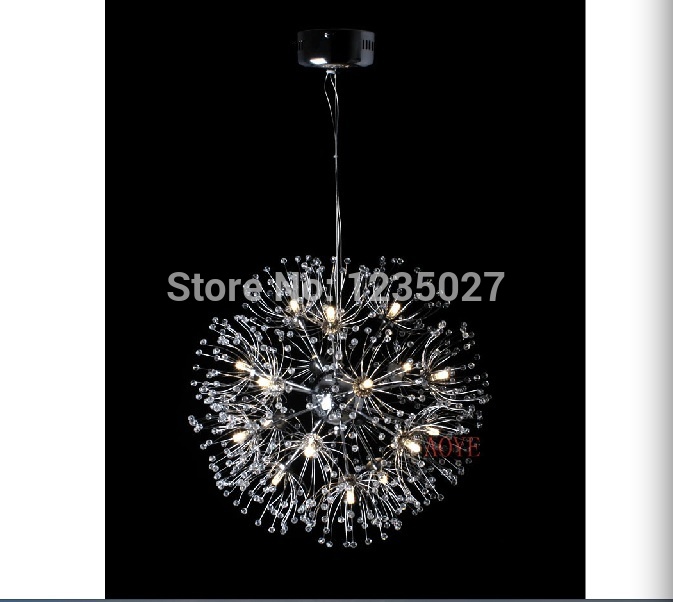 modern k9 crystal chandelier light decoration luminaire k9 crystal ball design g4 220v