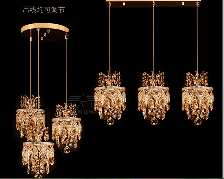 modern led crystal pendant lamp ceiling lamp chandelier dining 1l and 3l design room lighting guaranteed